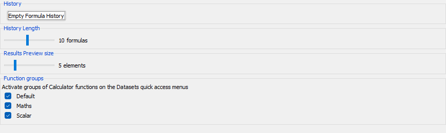 Calculator preferences Calculator Preferences