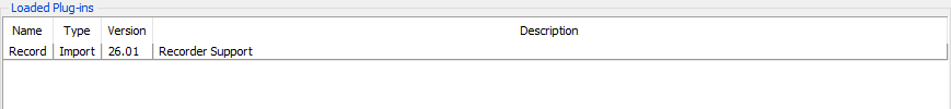 Plug-in preferences Plug-ins Preferences